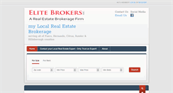Desktop Screenshot of elitebrokers.com